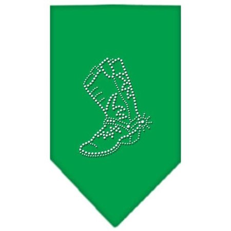 UNCONDITIONAL LOVE Boot Rhinestone Bandana Emerald Green Small UN788006